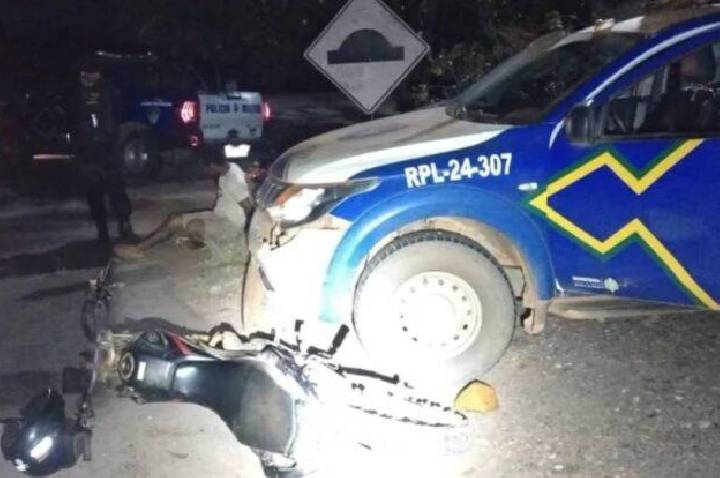 Motociclista embriagado colide contra viatura policial e é preso na RO-383