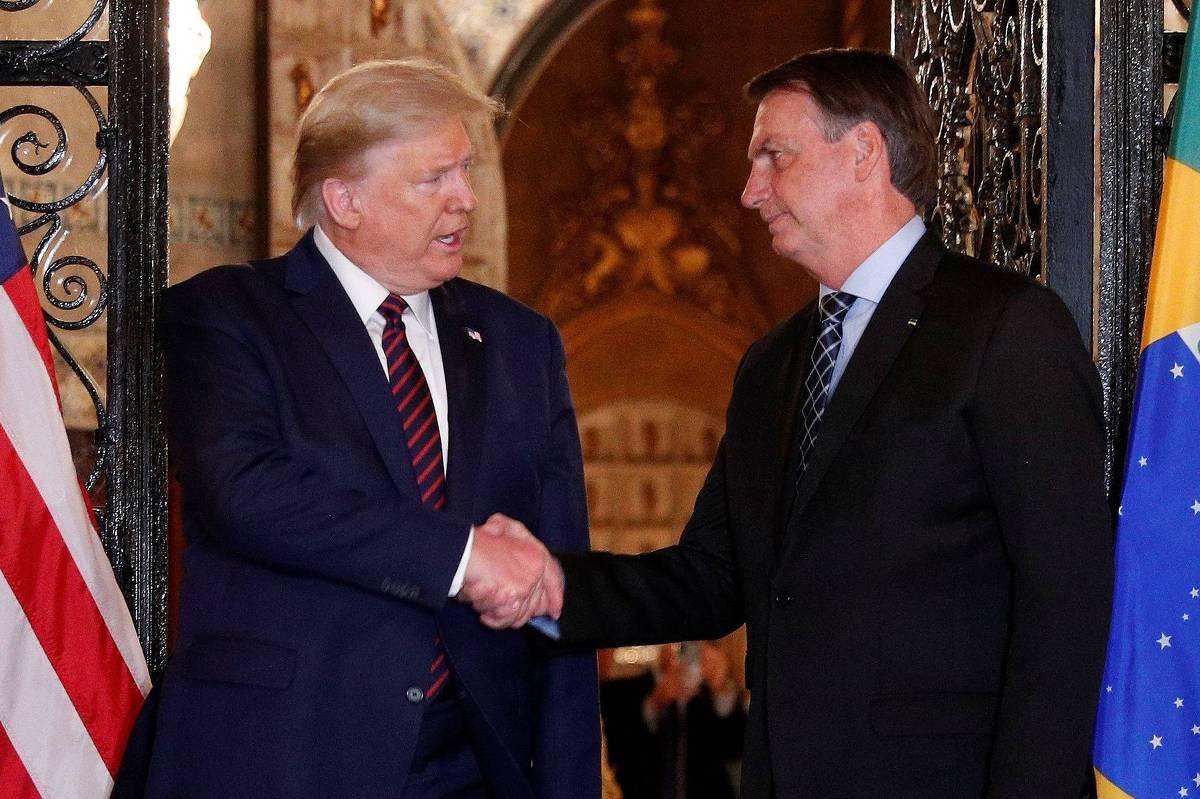 Trump pode visitar Bolsonaro no Brasil, afirmam apoiadores do ex‑presidente