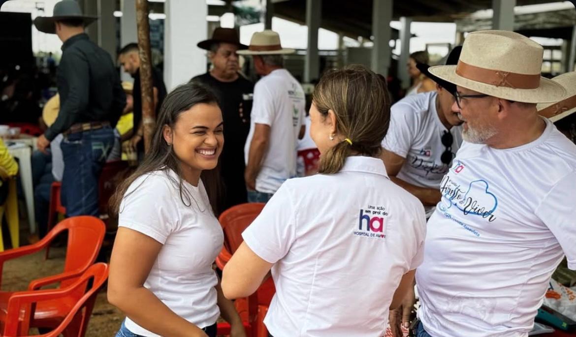 Deputada Dra. Taíssa participa do 6º Leilão Direito de Viver em Vista Alegre do Abunã