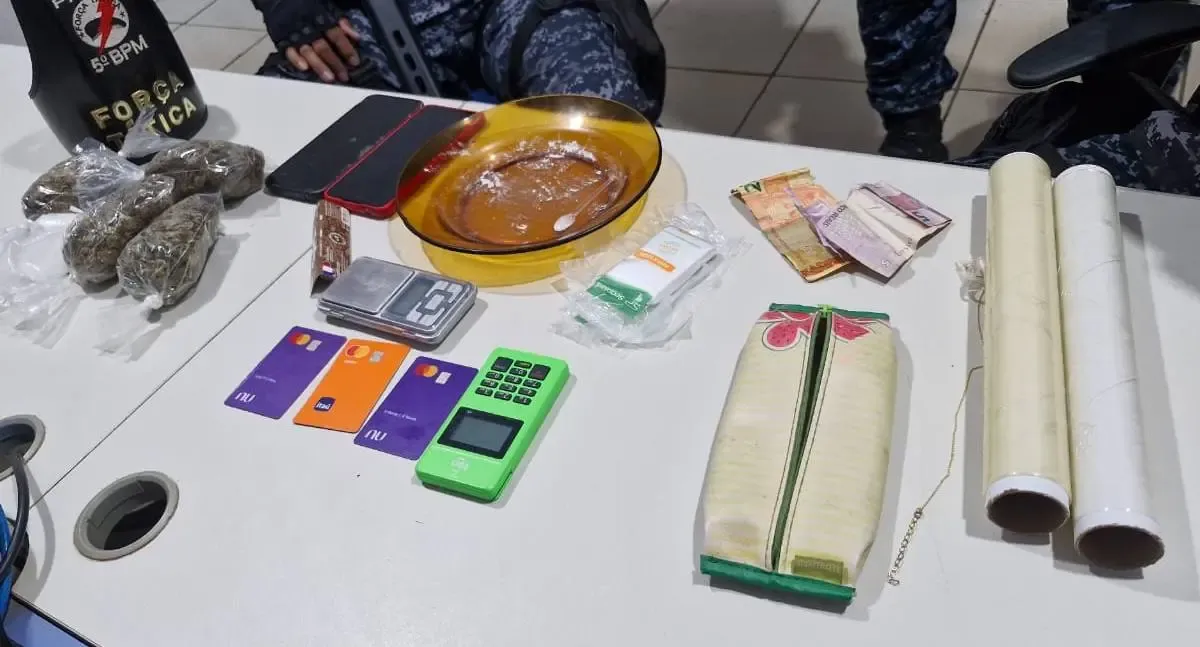 Força Tática prende mulher por tráfico no Orgulho do Madeira