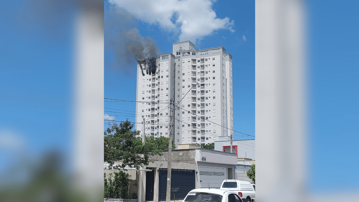 Incêndio em apartamento mata três pessoas no interior de SP; veja vídeo