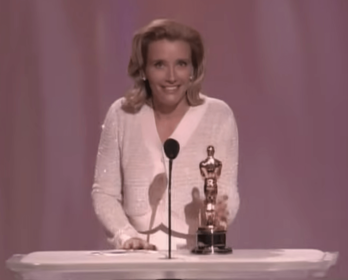Emma Thompson recorda Oscar por seu roteiro em “Razão e Sensibilidade”