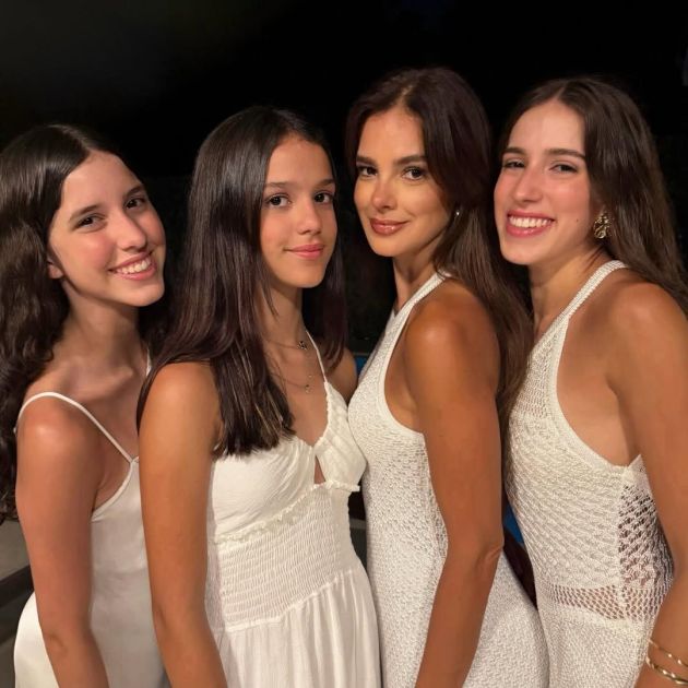 Vera Viel posta foto com filhas e semelhança impressiona: “Parecem irmãs”