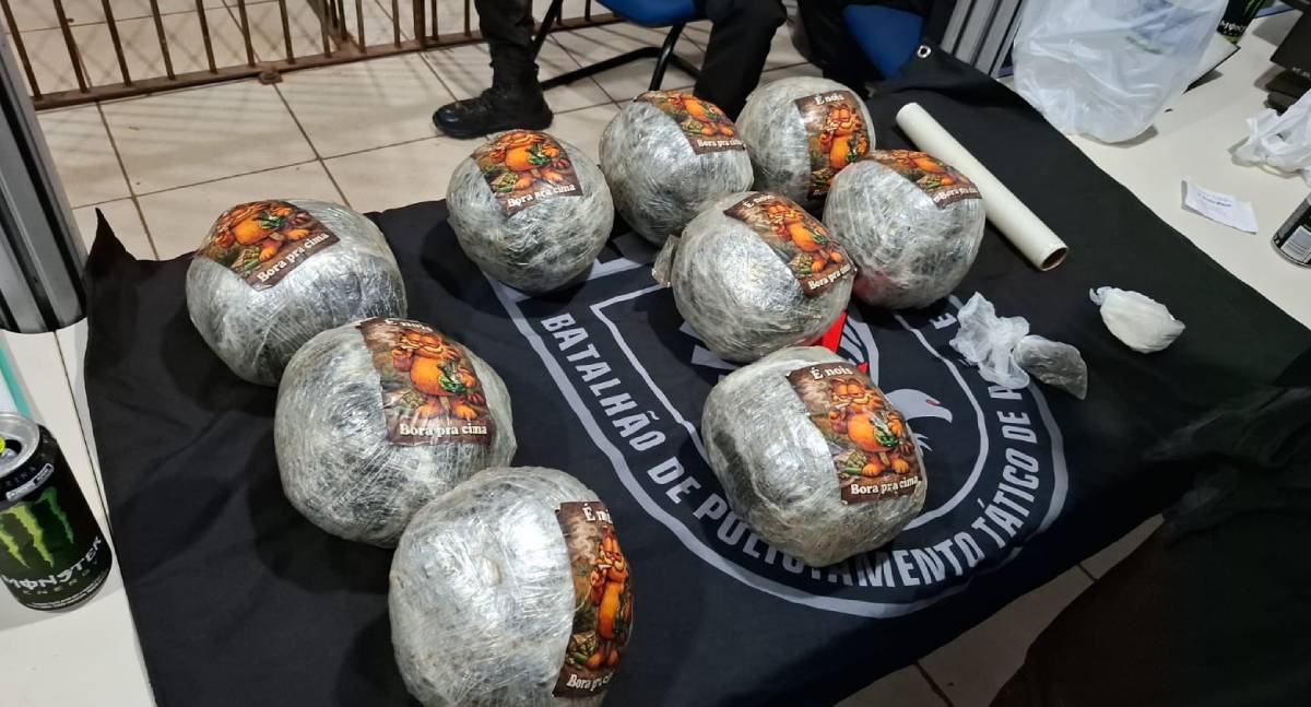 Apenado com tornozeleira é preso com 10 quilos de skank