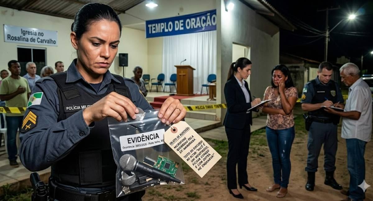 Pastor é agredido com microfone por ex-namorada durante culto em Porto Velho