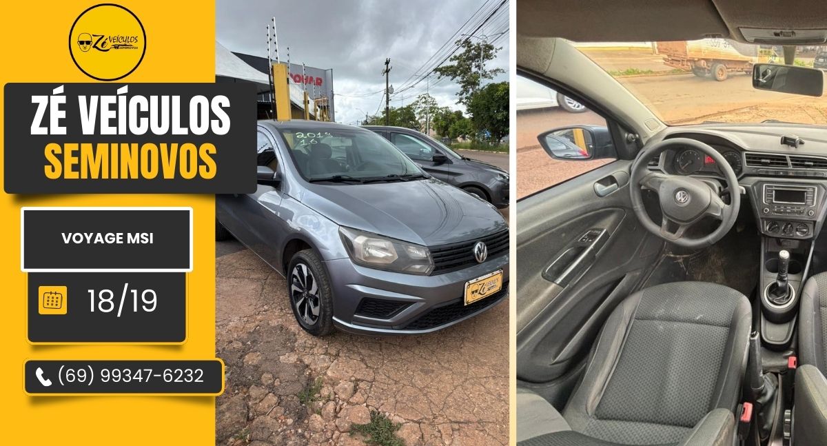 Voyage MSI 2019 Com Motor 1.6 Potente na Zé Veículos