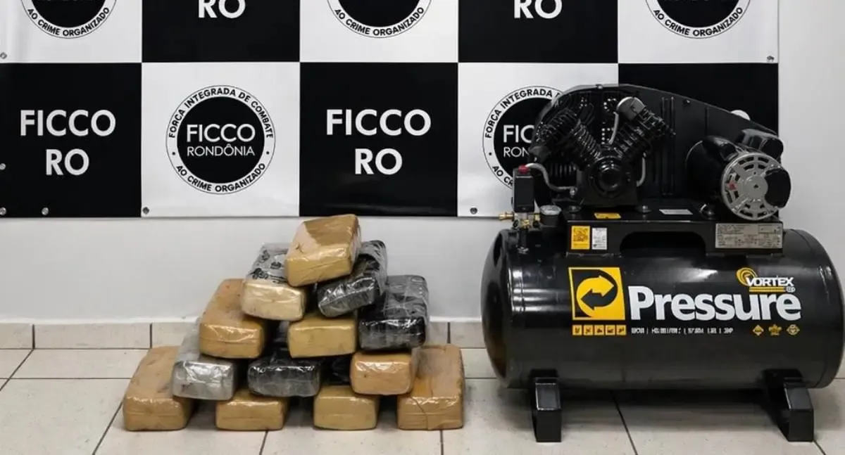 Força integrada apreende 13 kg de maconha e prende mulher em Porto Velho