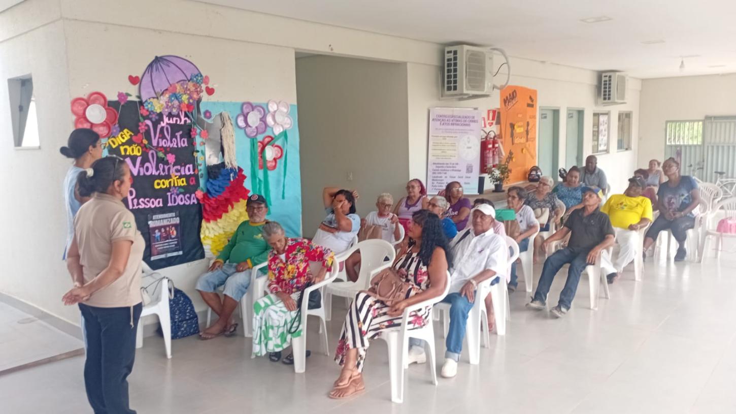 Cras Teodoro Crommo realizou ação de conscientização e combate à violência contra a pessoa idosa em Jaci Paraná