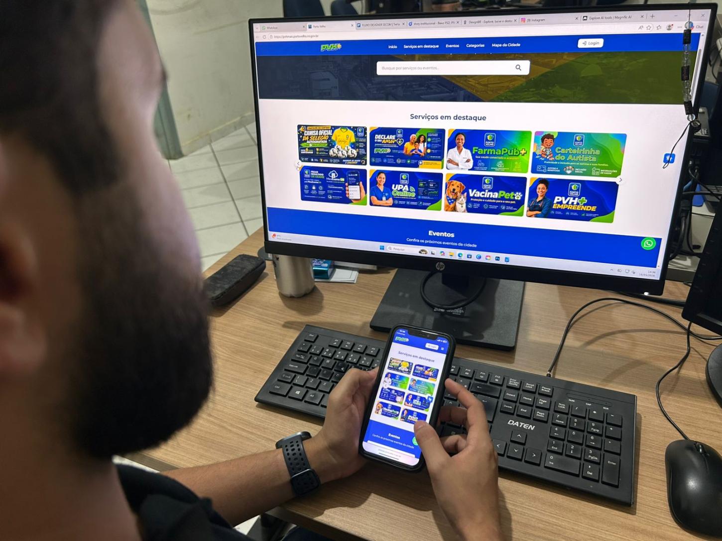 O que milhares de porto-velhenses já estão resolvendo pelo celular através do PVH+