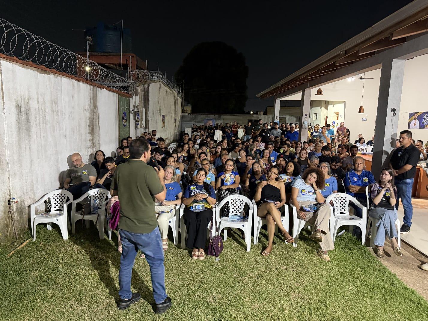 Laerte Gomes inicia semana com duas grandes reuniões de campanha em Porto Velho