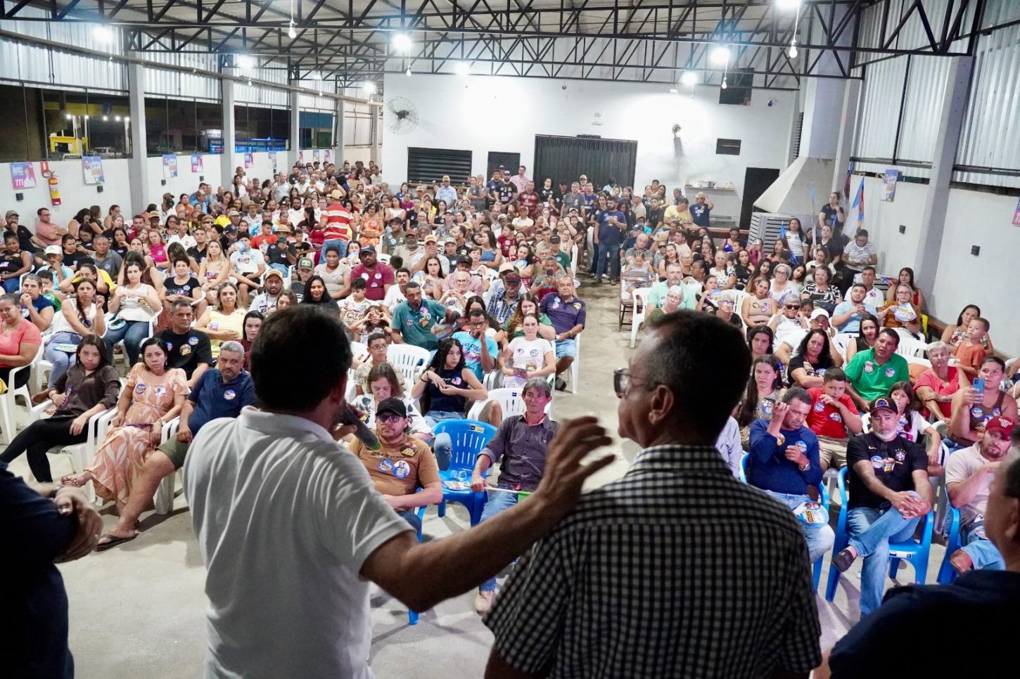 Vale do Paraíso reforça apoio à caminhada de Laerte Gomes