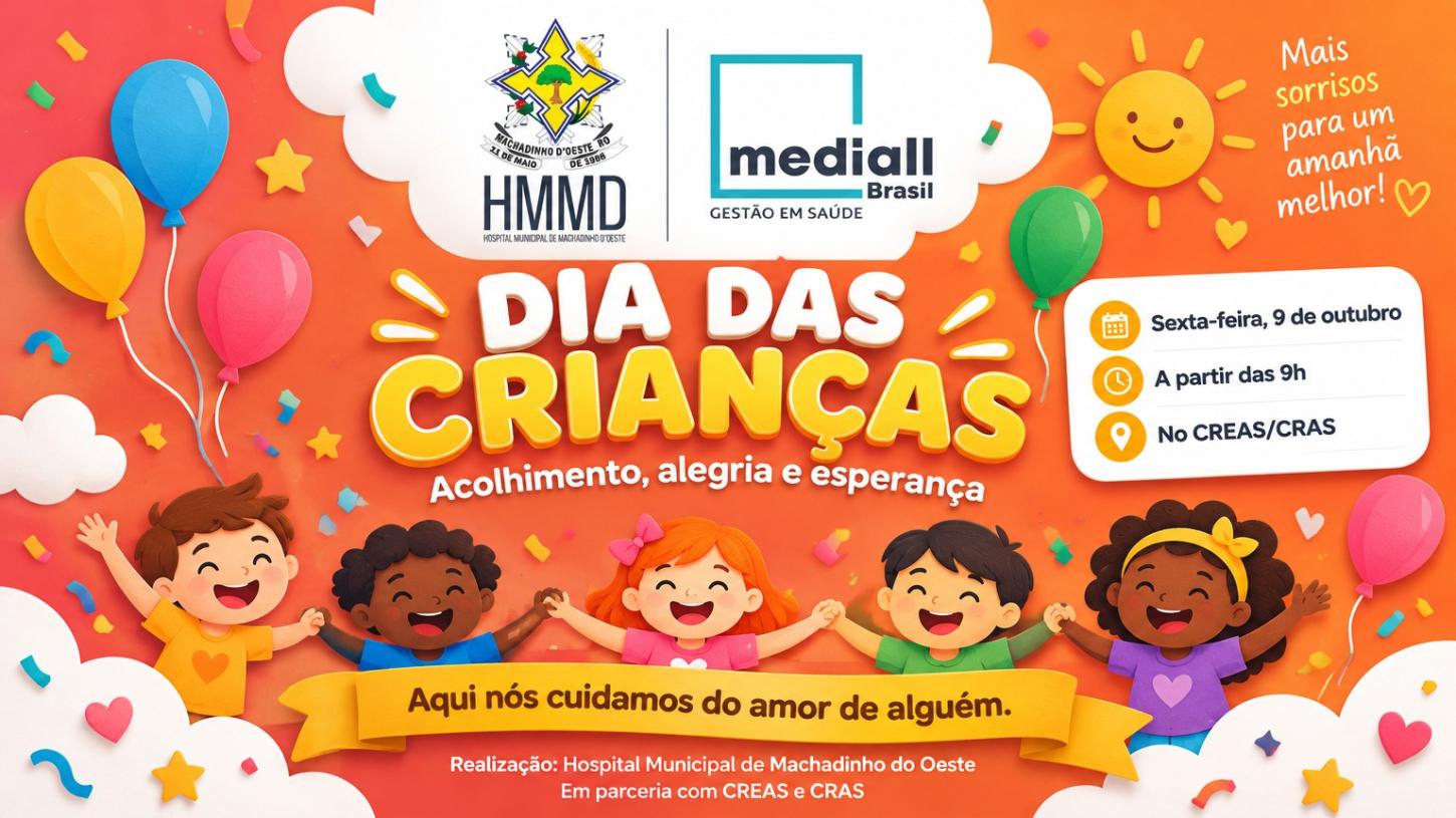 Hospital Municipal de Machadinho D'Oeste leva Dia das Crianças a crianças em vulnerabilidade social
